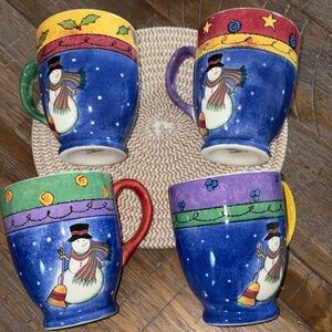 Sango sweet shoppe Christmas mug set
